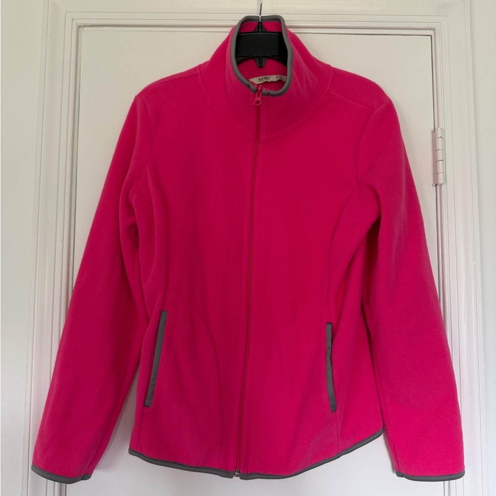 Old Navy Women's Hot Pink Fleece Jacket